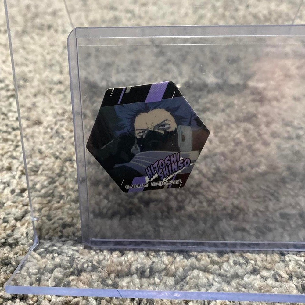 Kura Sushi Magnet Sheet My Hero Academia Hitoshi Shinso Hexagon Purple Multi